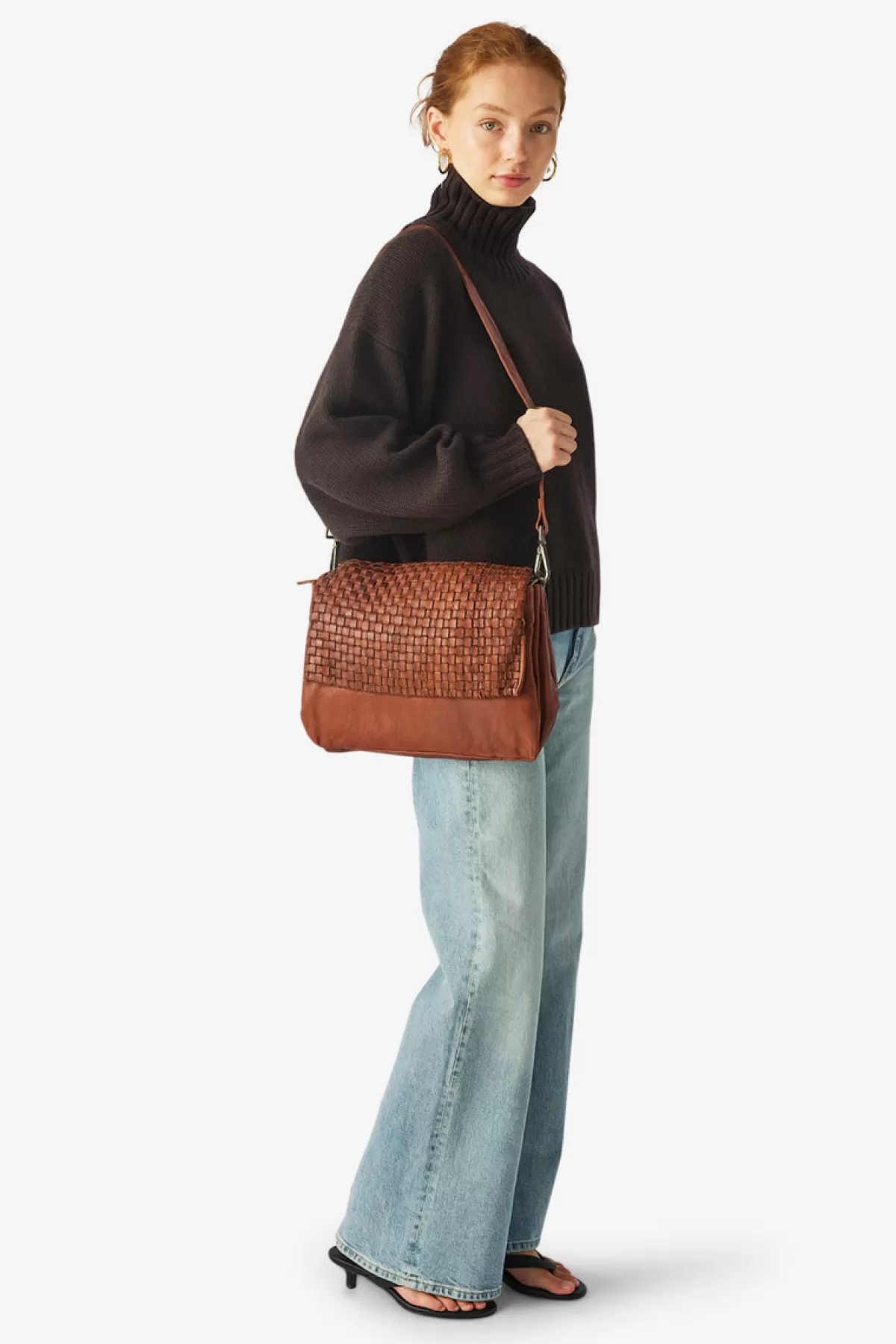 Dame Adax Skuldertasker | Alle tasker-Corsico Shoulder Bag Athena Cognac